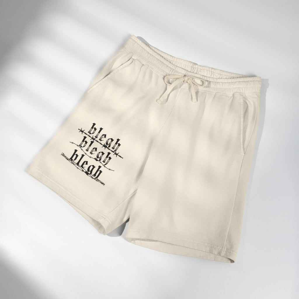 Unisex Garment-Dyed Lightweight Fleece Sweat Shorts BLEGH