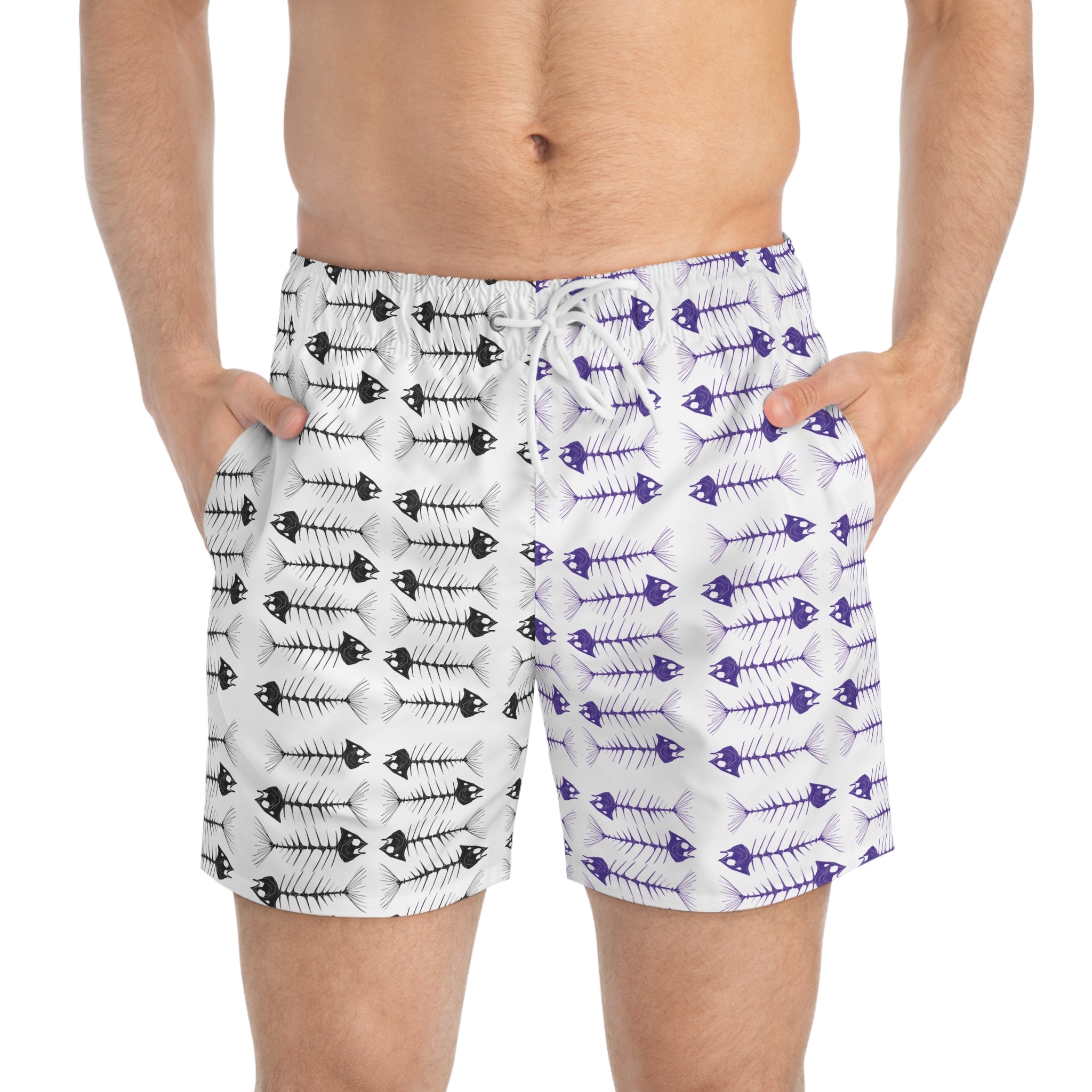 Fish bone Men’s Swim Trunks